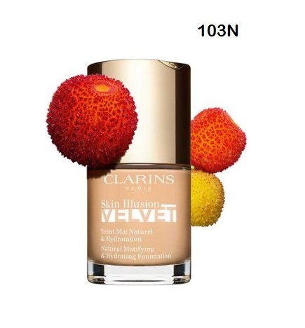 Clarins Fond De Teint Skin Illusion Velvet