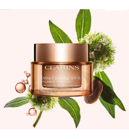 Clarins Crème Extra-Firming Anti-Âge SPF15 au Collagène