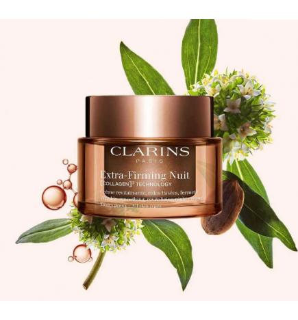 Clarins Extra-Firming Crème de Nuit Anti-Âge au Collagène