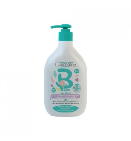 Cosmaline Bébé Gel Nettoyant 2en1 Cheveux et Corps