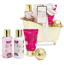 IDC Coffret De Bain Secret Stories rose Edition