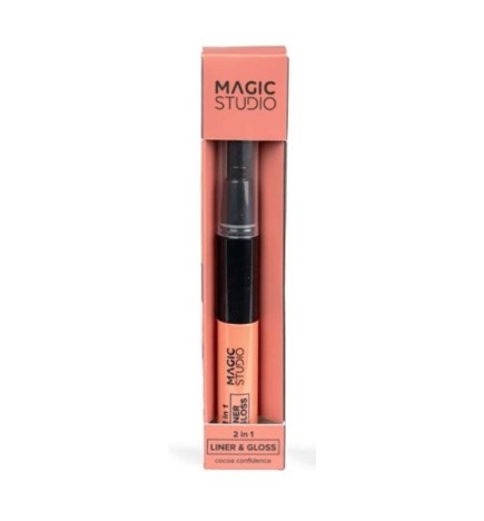 Magic Studio Crayon à lèvres et gloss 2 en 1